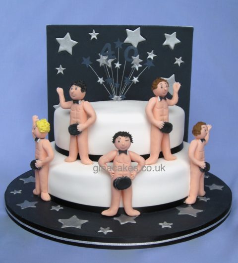 Chippendale Male Stripper cake