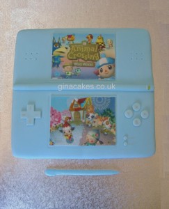 Nintendo DS Lite Console Cake  - Animal Crossing