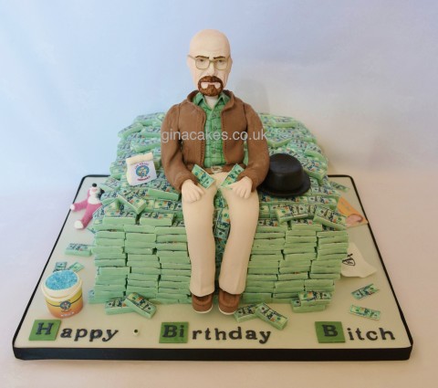 Walter White Breaking Bad Cake