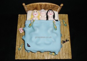 Three In A Bed Cake